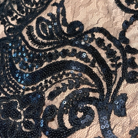 Free People Night Shimmer Mini Dress Sz. 2 - Picture 12 of 14